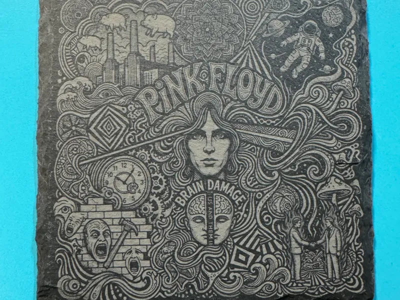 Pink Floyd Slate Coaster
