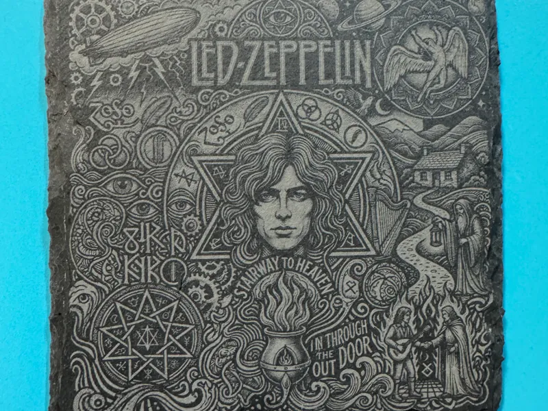 Led Zeppelin Slate Coaster
