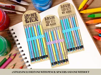Laser Engraved Pencil Backing Card Template