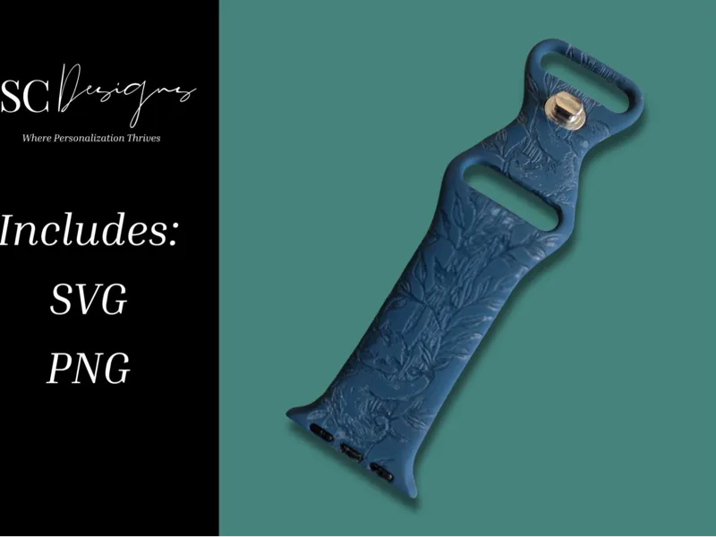 Sloth Watch Band SVG: Laser Engraving Design 