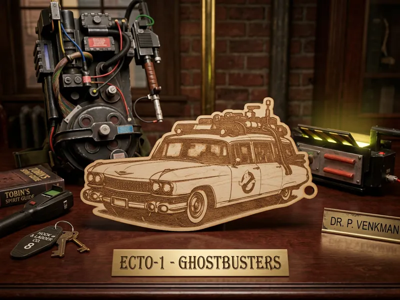 Ecto 1 - Ghostbusters - Keychain - Mirror Hanger