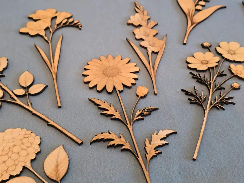 Laser Cut Flower Collection | Floral Designs