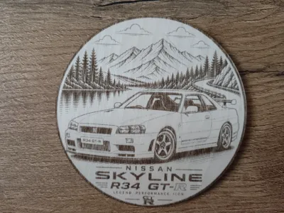 Nissan Skyline R34 GT-R - coaster