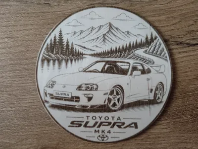 Toyota Supra MK4 - coaster