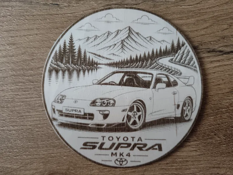 Toyota Supra MK4 - coaster