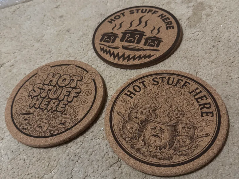 Hot Stuff Here Collection Pots Pan Stand Heat