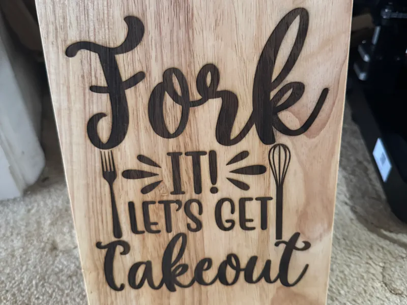 Fork it Lets get Takeout