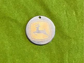 Schlüsselanhänger John Deere ( Logo / Schriftzug)