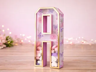 A Letter Shaker Box