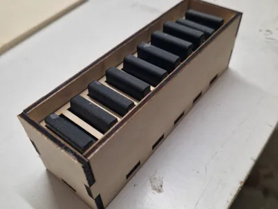 Box for Magnetic Hold Downs for Laser Engravers