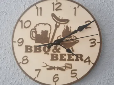 BBQ Beer Clock