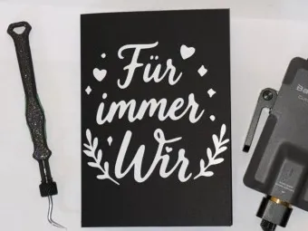Für immer wir Sticker / Karte