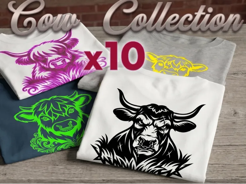 T-Shirt Animal Series – Cow Collection