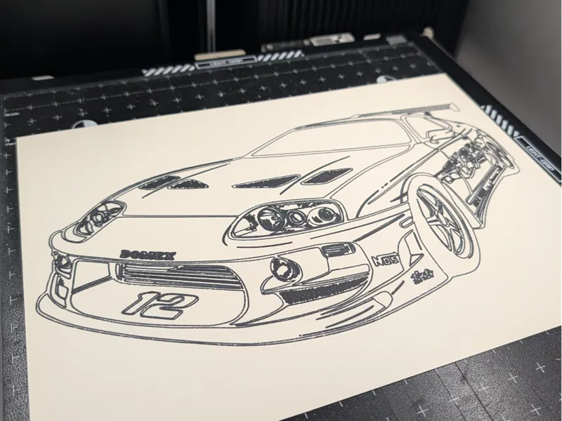 Zeichnung Nissan Skyline