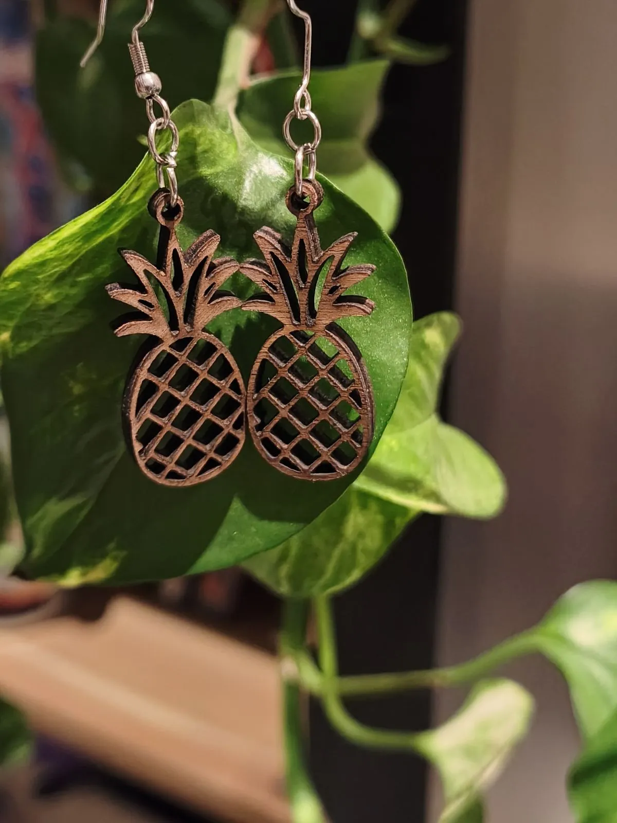 Pineapple Earrings Summer Collection view 4