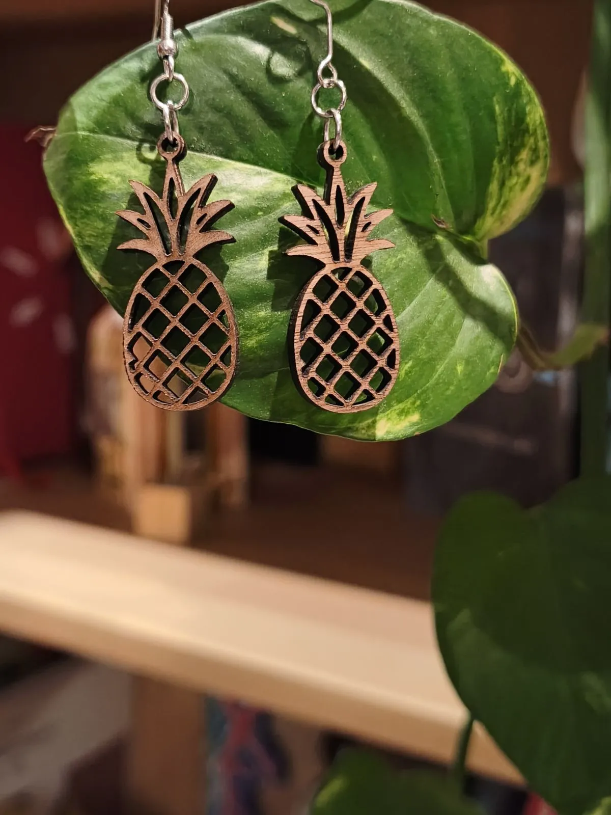 Pineapple Earrings Summer Collection view 3