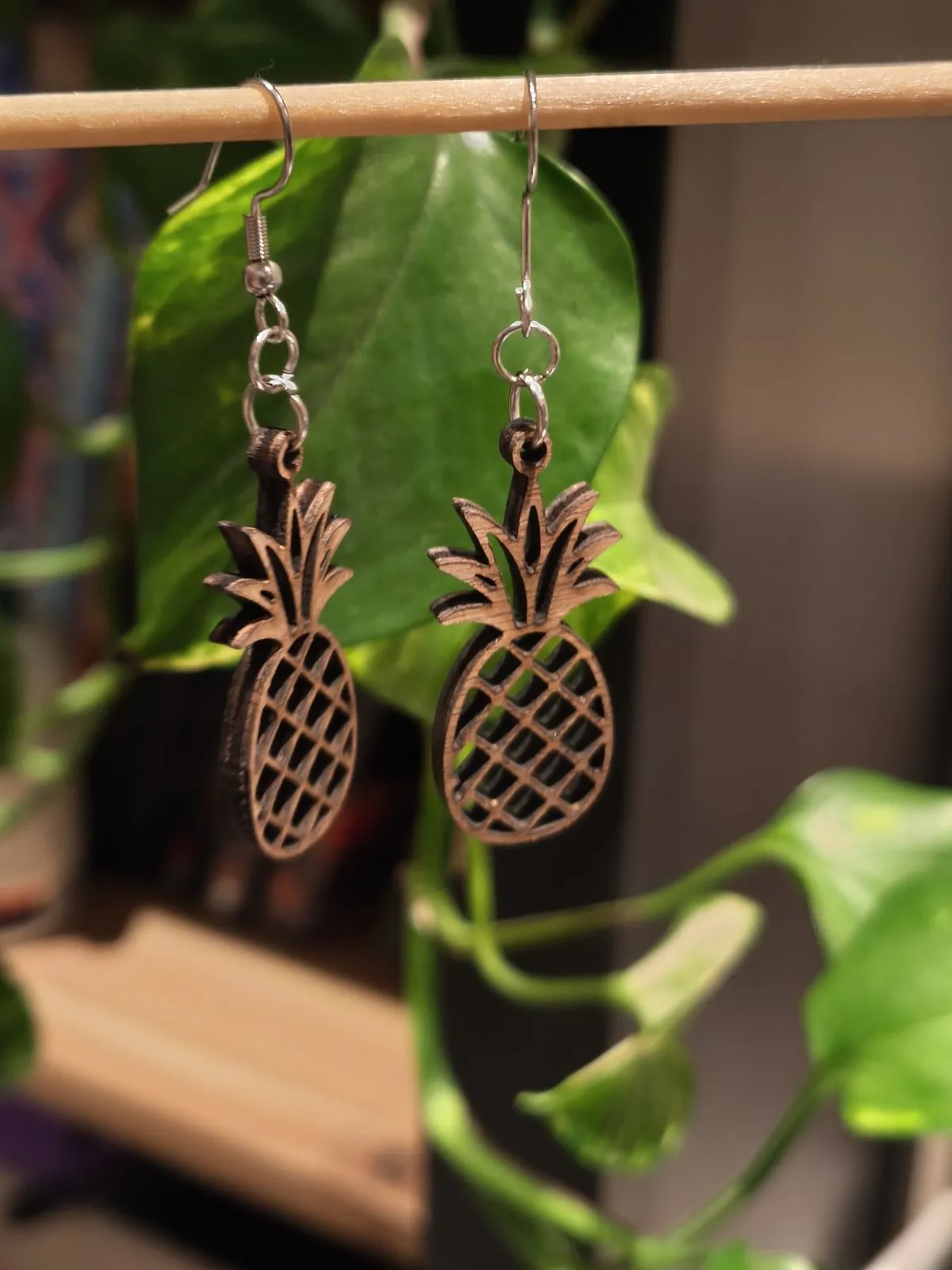 Pineapple Earrings Summer Collection view 2
