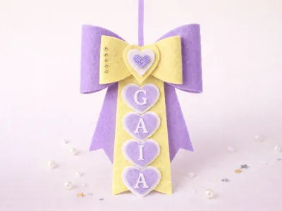Birth Announcement Bow