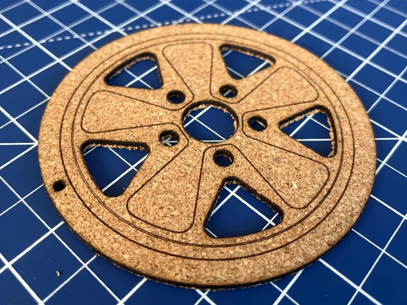 911 classic fuchs wheels Cork Coaster