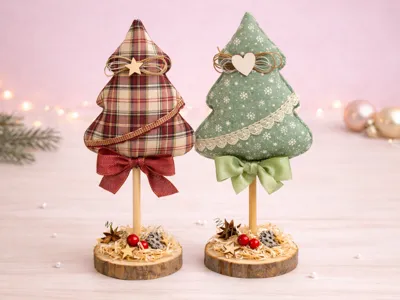 Christmas Tree Felt Silhouettes