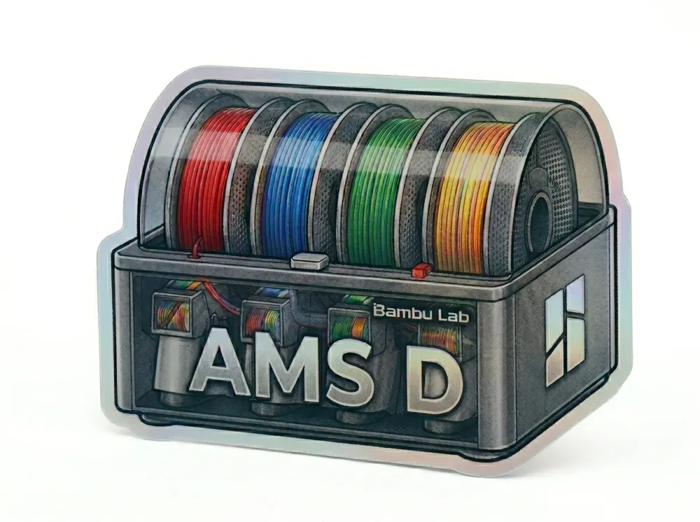AMS Sticker 18 Pack! - Free 3D Print Model - MakerWorld
