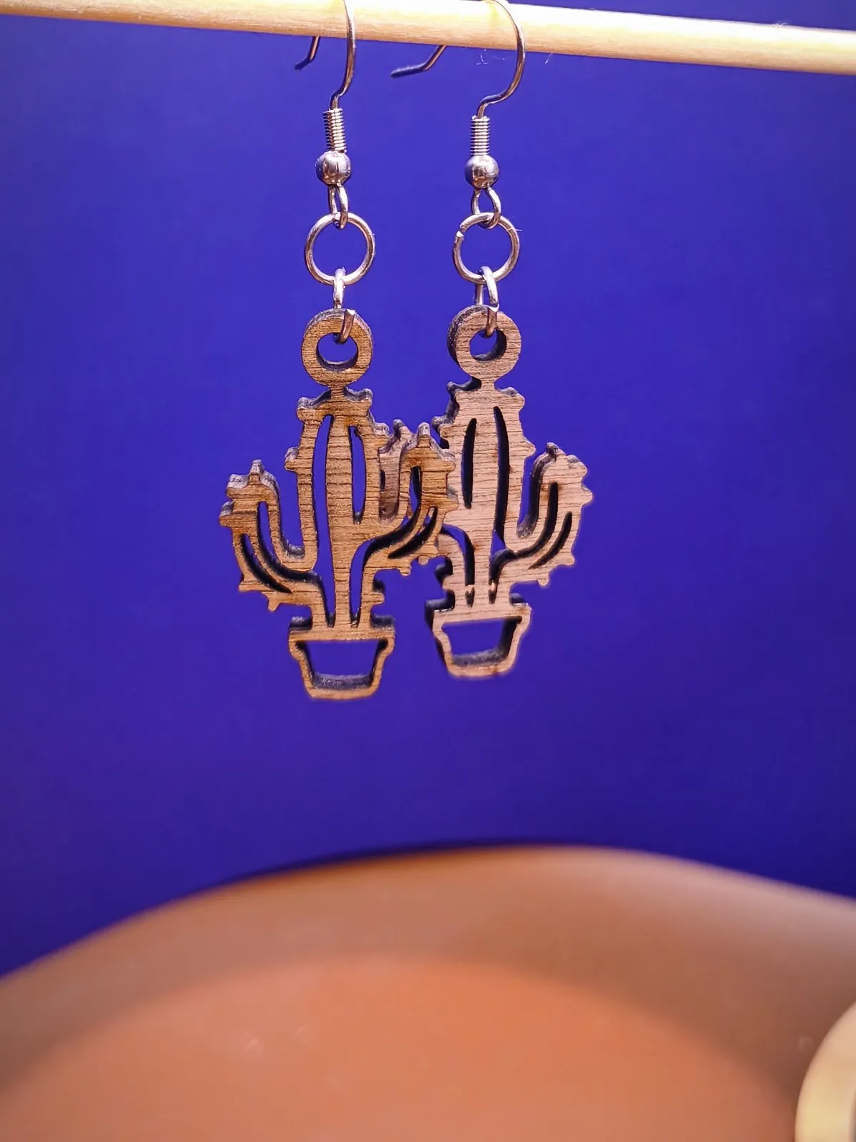 Cactus Earring view 3