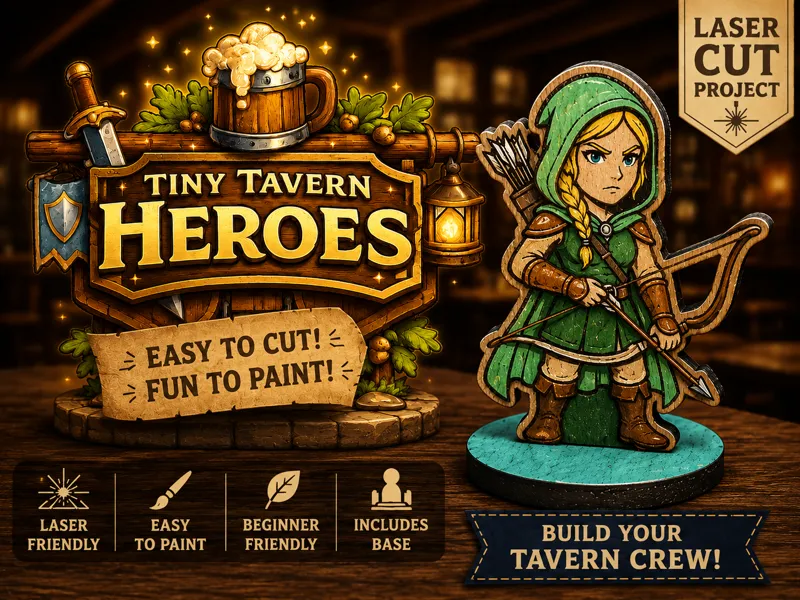Tiny Tavern Heroes – Female Archer