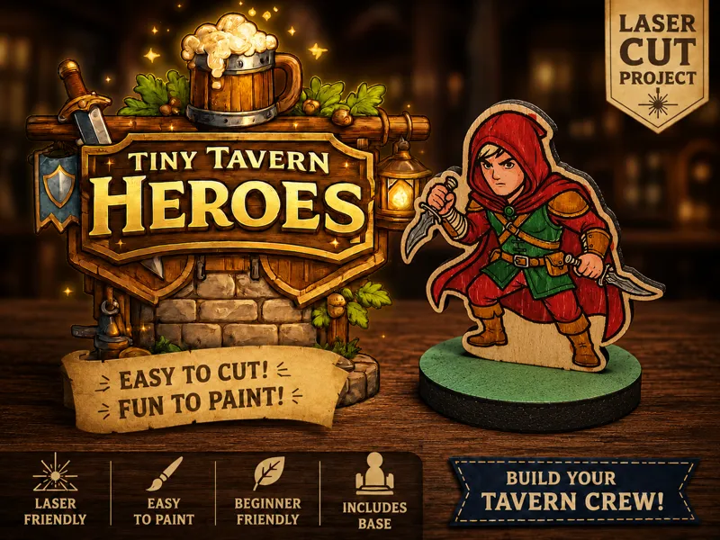 Tiny Tavern Heroes – Male Rogue