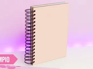 Wooden Notebook Cover – Laser Cut Perforated File