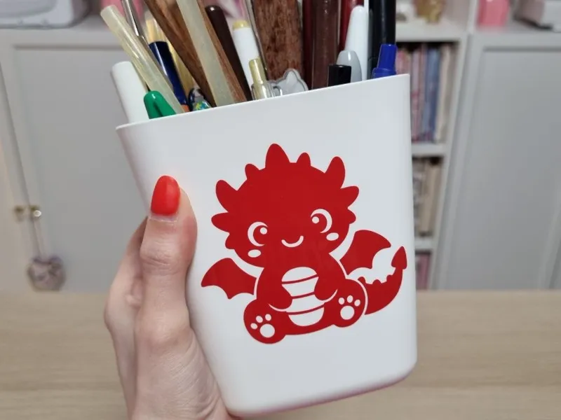 Kawaii Dragon Silhouette