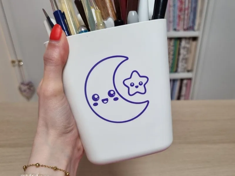 Kawaii Moon &amp; Star Silhouette