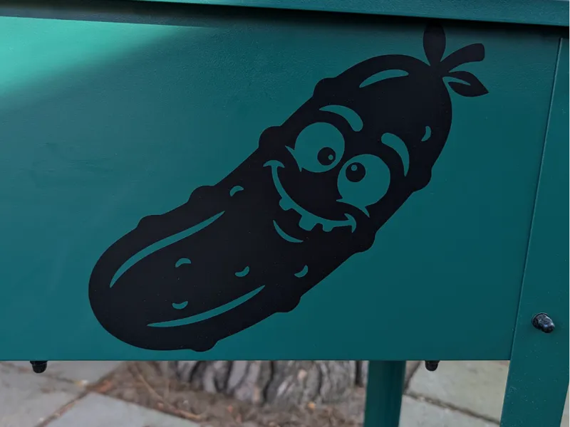 Sticker Cartoon Gurke
