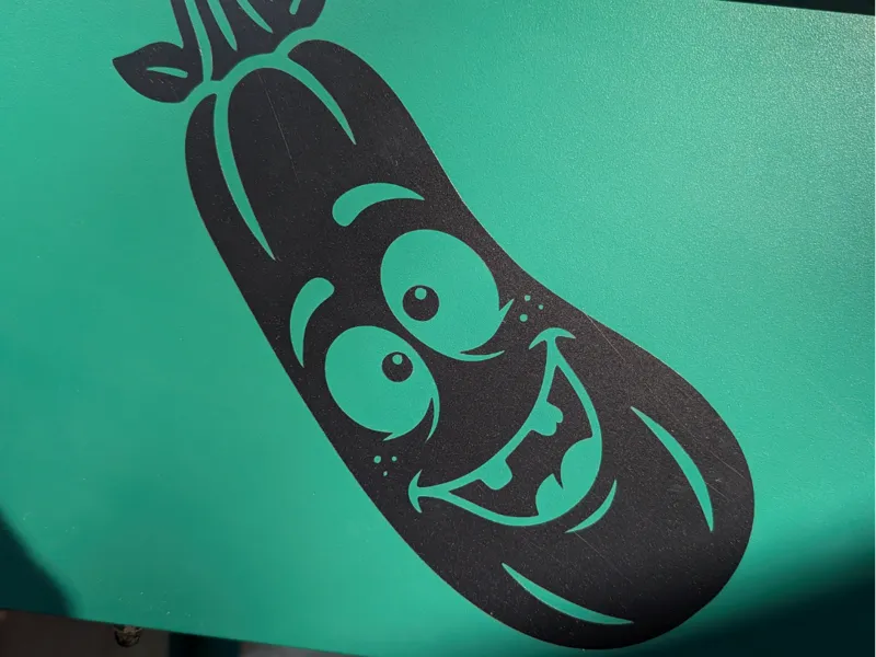 Sticker Cartoon Zuchini