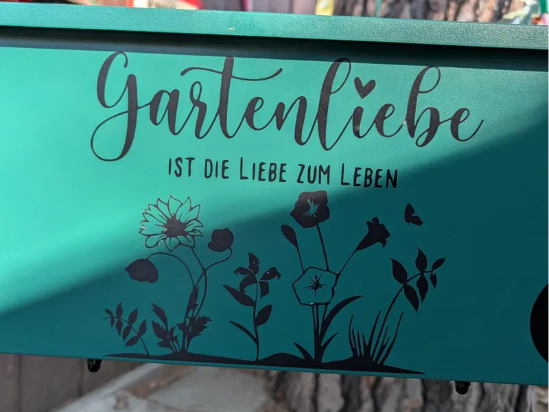 Sticker Cartoon Gartenliebe