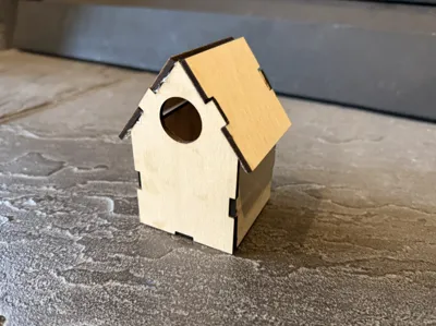 Bird House - No Glue Required! 