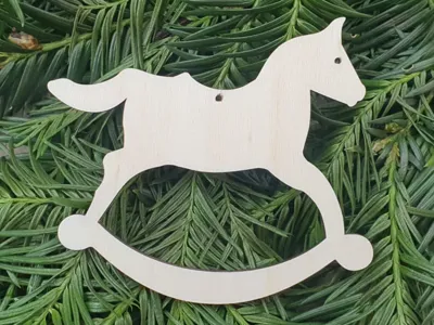 Christmas ornaments rocking horse