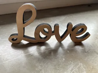 Love Schriftzug