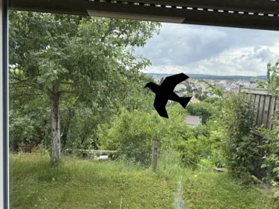 Bird Protection Sticker Window Logo