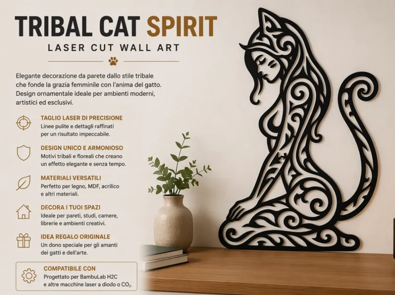 Mystic Cat Silhouette