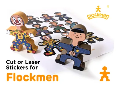 Stickers for Flockmen Mini Figures