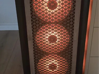 Corsair 7000 Wood Front