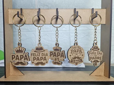 Father's Day Keychains – Set3