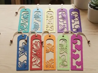 10 Flowers Bookmark Collection