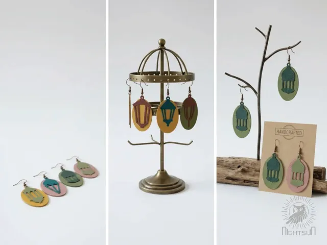 7 Design Leather Earring Collection