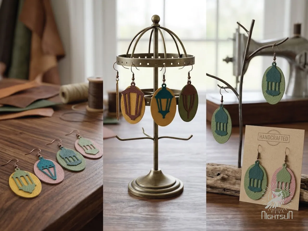 7 Design Leather Earring Collection view 2