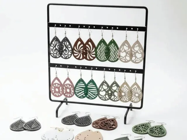 16 Earring Water Drops Pattern Collection