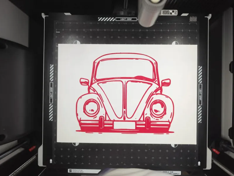 VW Bug drawing