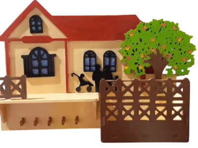 Cute Little House Key Organizer