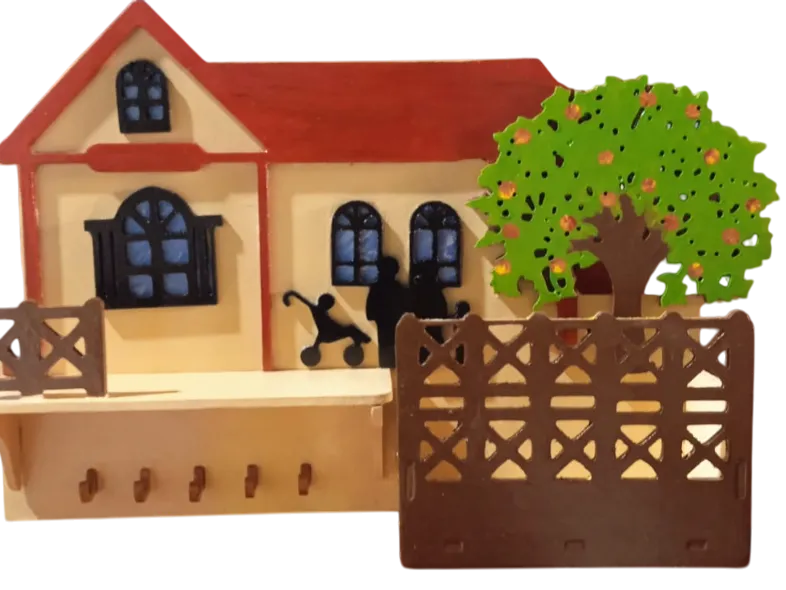 Organizador de Llaves Casita