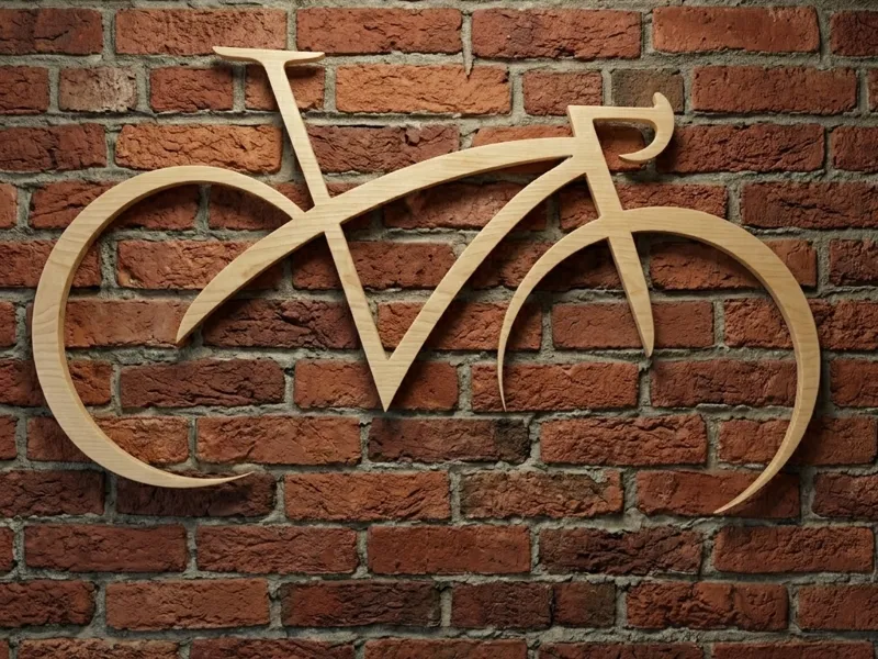 Bici da Corsa Minimalista – Scultura da Parete